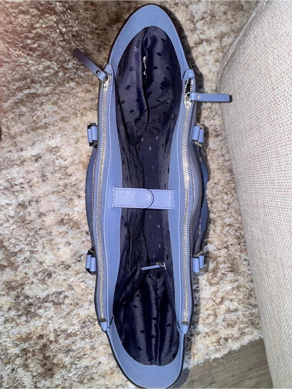 Kate Spade Briar Saffiano Leather Tote Blueberry Cobbler